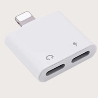 1pc iphone audio charge dual lightning adapter