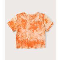 Tie dye pocket patched tee s