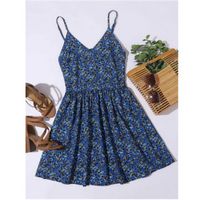 Allover floral cami dress m