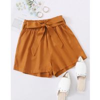 Self tie paperbag waist shorts m