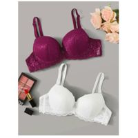 2pack floral lace bra set xs