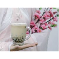 Black milk tea with herbal jelly and pearls 700ml
