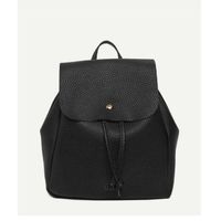 Drawstring decor pu backpack 