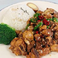 Fried chicken with hot pepper combo