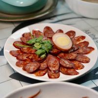 Spicy sichuan style sausage