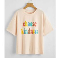 Rainbow letter graphic tee s