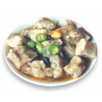 Steamed pork sparerib in black bean sauce (m)