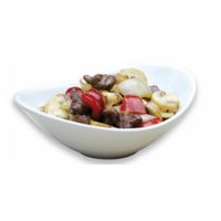 Stir-fried diced beef fillet w/ assorted mushrooms in maggi sauce