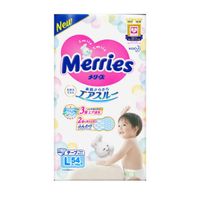 Merries diapers l size 54 count
