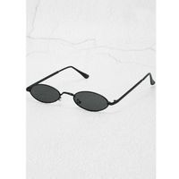 Oval lenses sunglasses