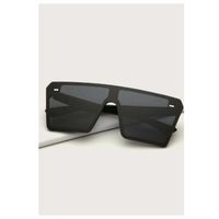 Flat top shield sunglasses