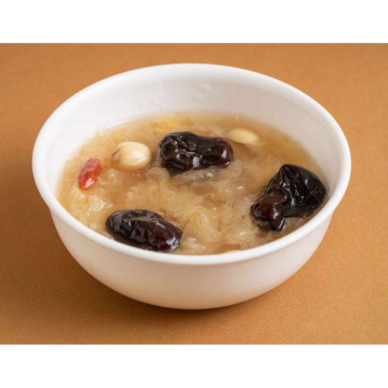 Tremella & peach resin dessert soup