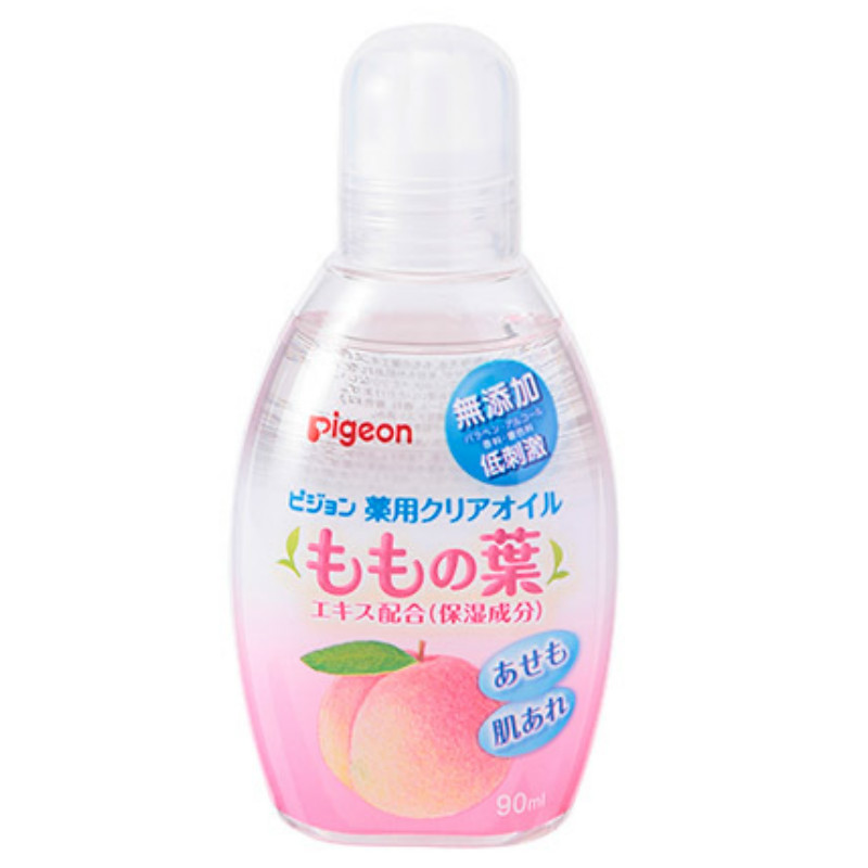 Pigeon peach leaf baby face and body clear oil