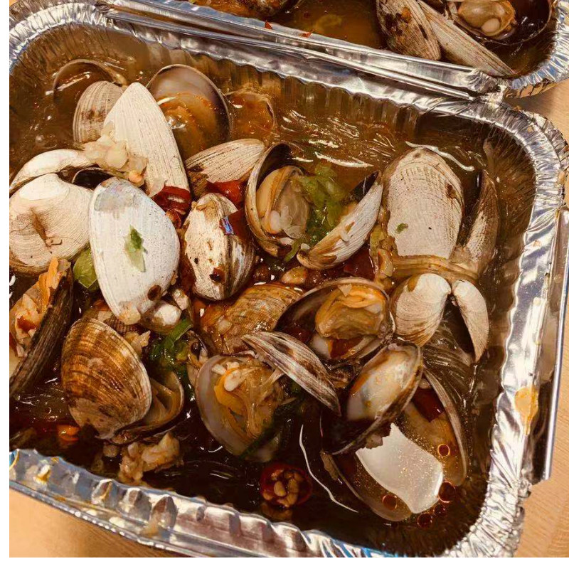The tin foil clams