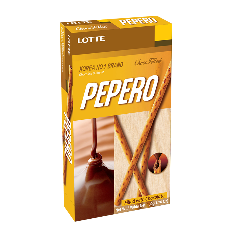 Pepero chocolate filled