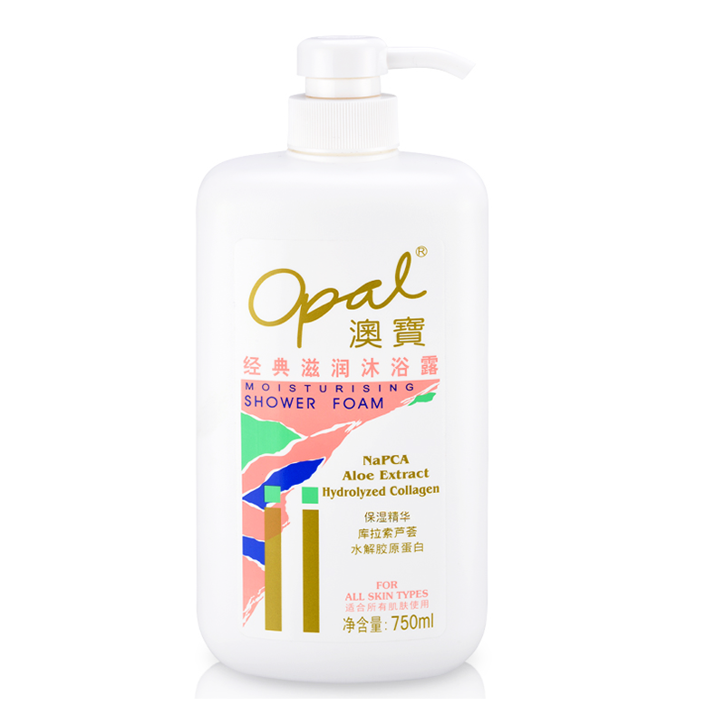 Opal classic moisturizing shower foam