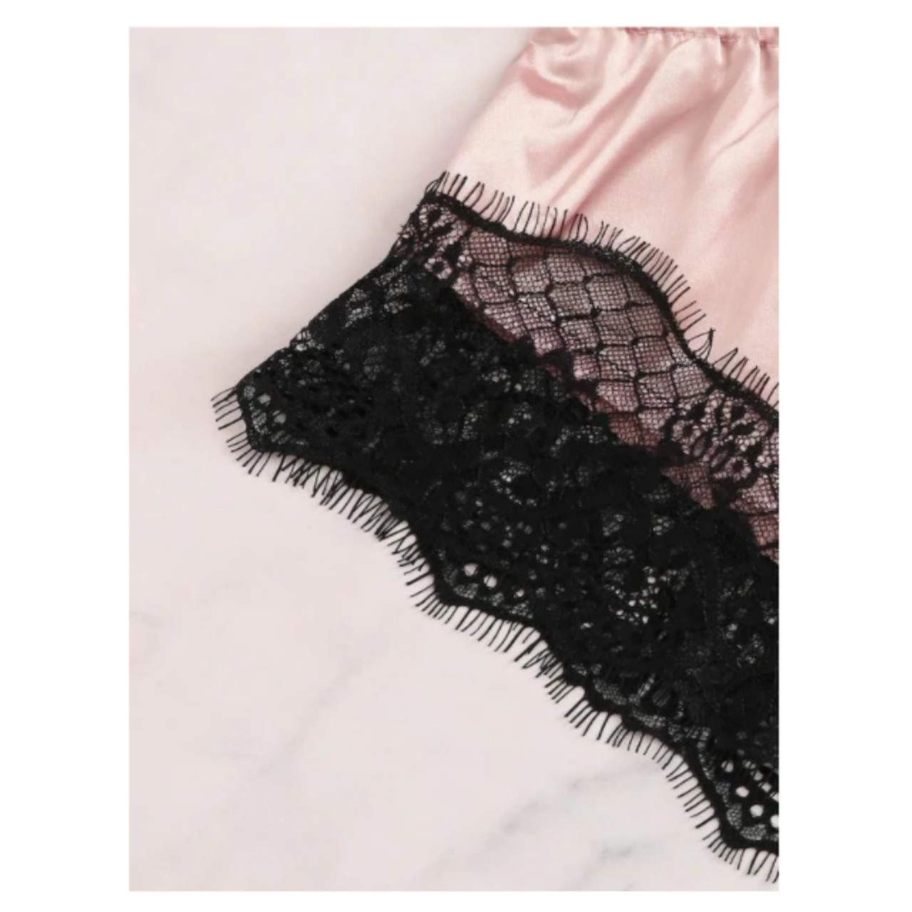 Plus floral lace lingerie set 1xl