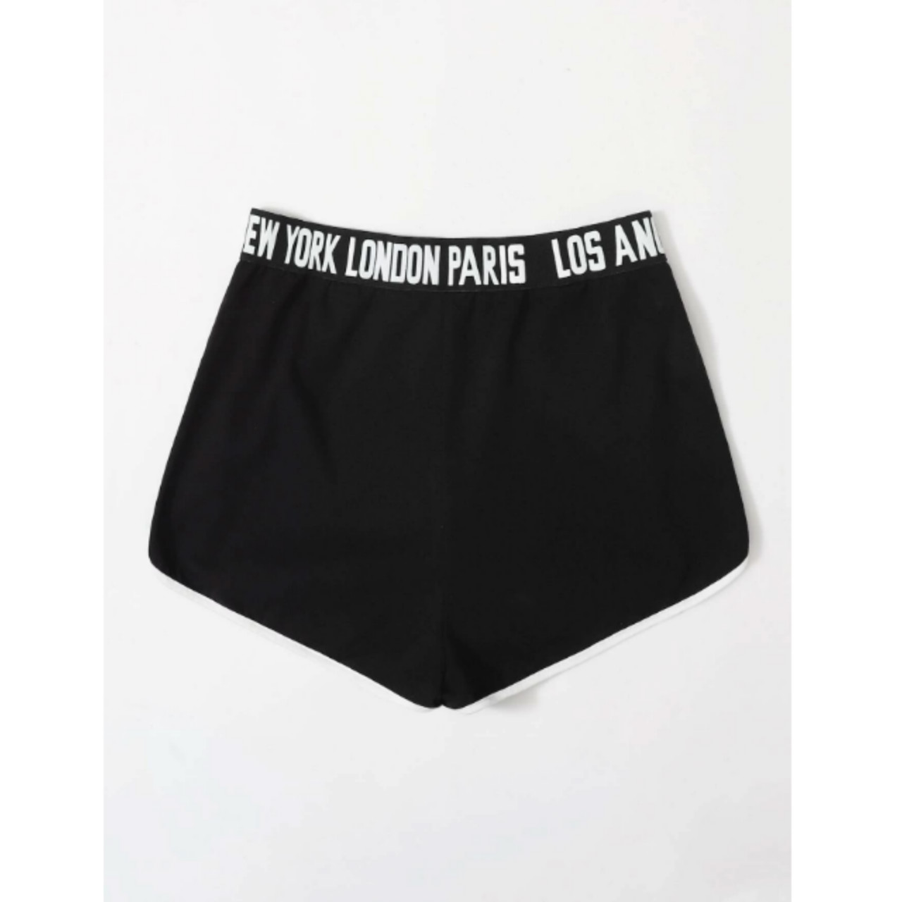 Letter tape waist dolphin shorts s